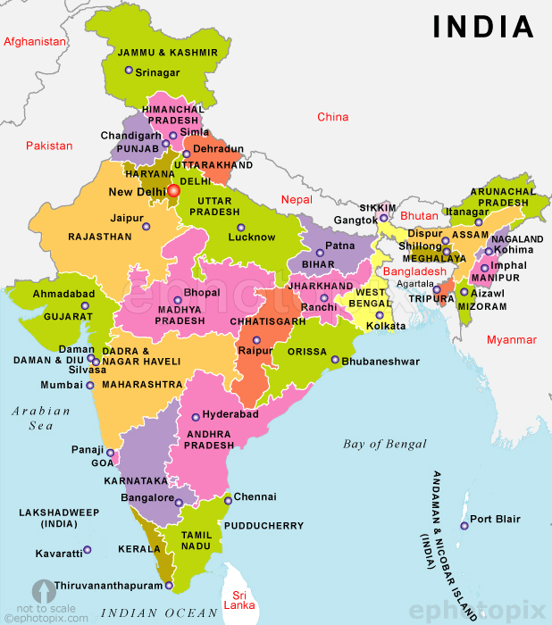 india-landkaart